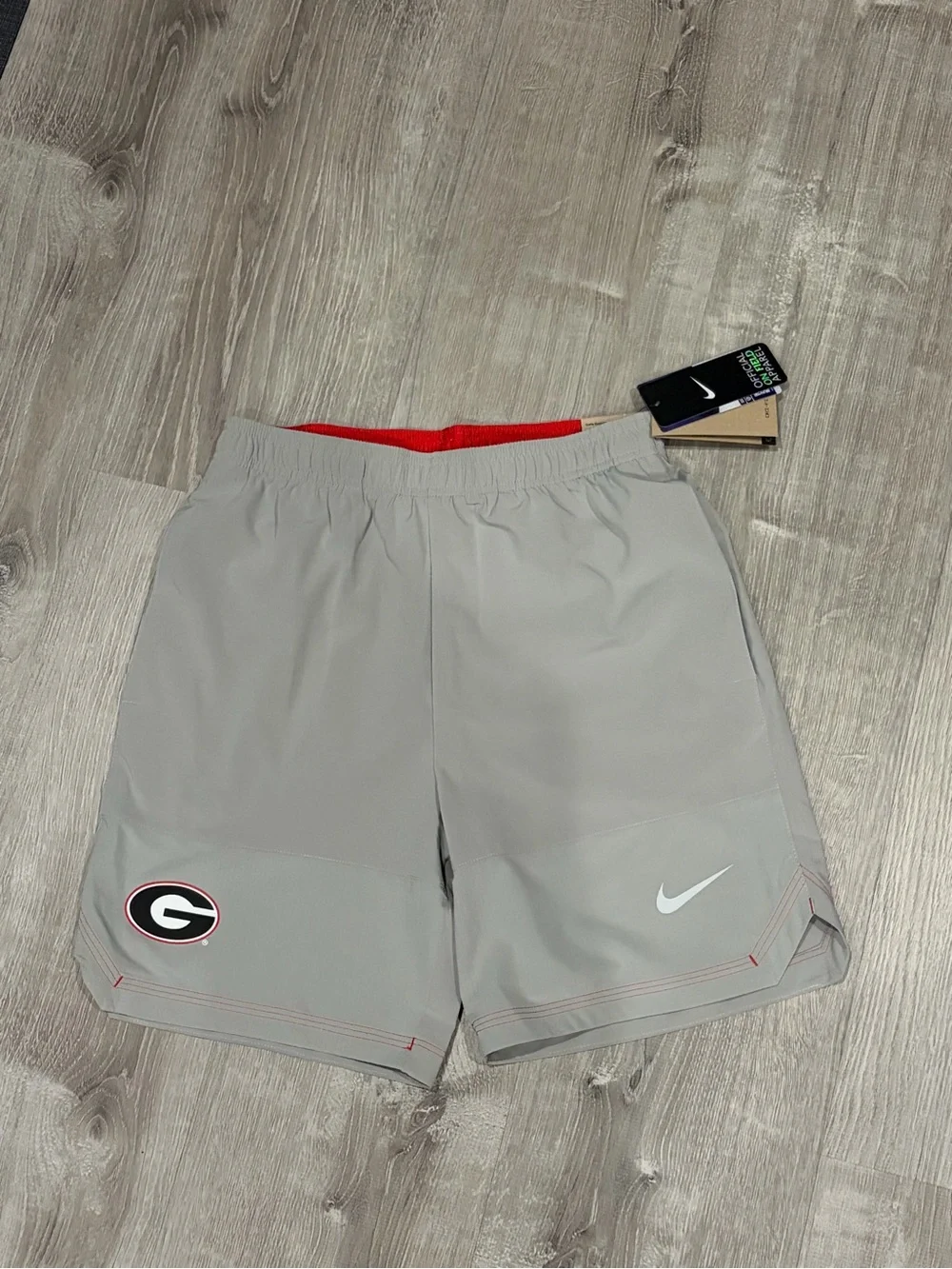 2026 Nike Men’s Georgia Bulldogs Grey Athletic Shorts
